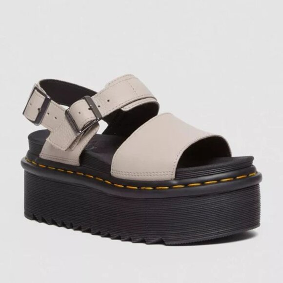 Dr. Martens Voss Quad Leather Platform Sandals - Picture 7 of 14